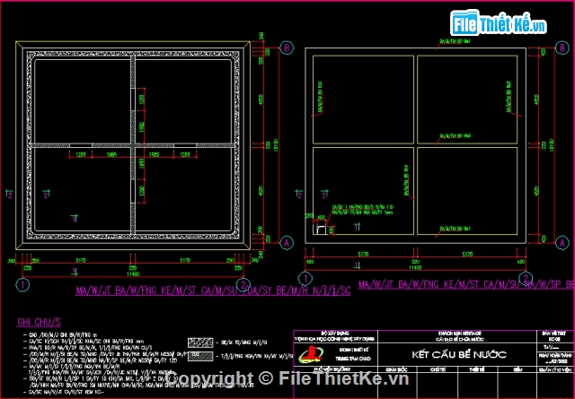 Bản vẽ cải tạo bể Ngầm cũ,Bản vẽ autocad,bể ngầm cũ